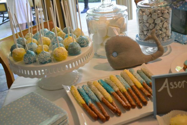 whale baby shower for boy 39