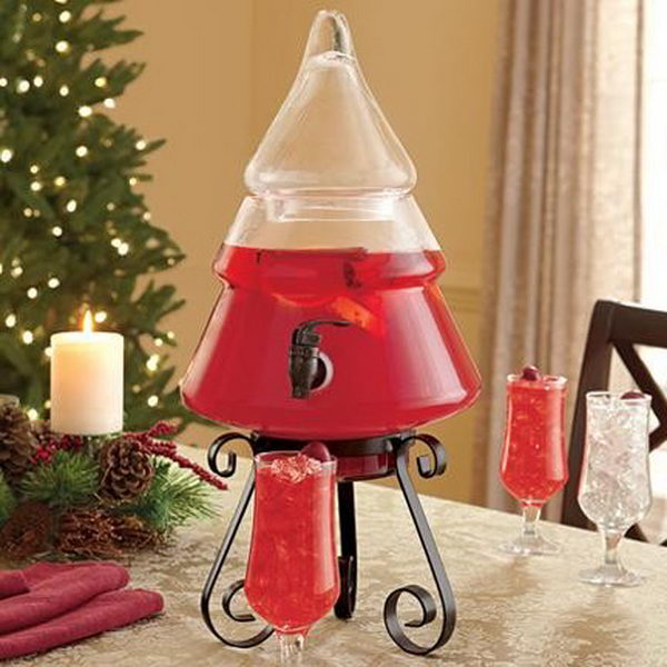 christmas tree beverage dispenser 26