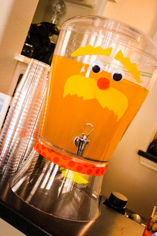 lorax drink dispenser craft 14