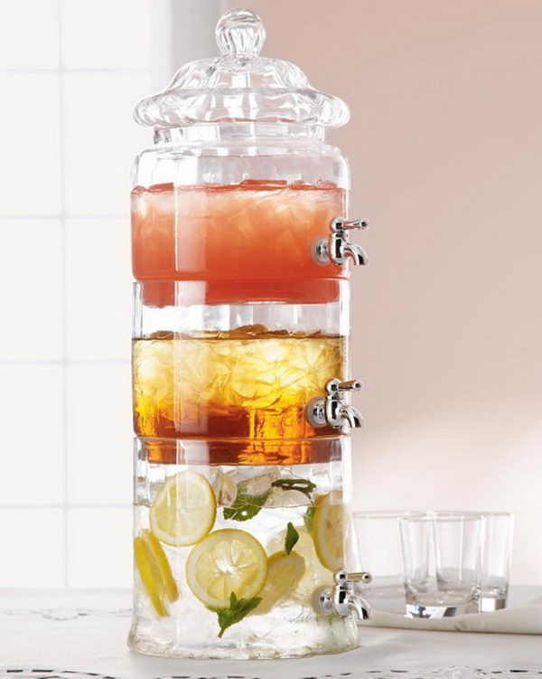 stacked drink dispenser 30