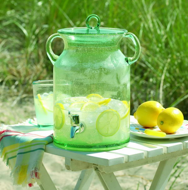 vintage jar drink dispenser 9