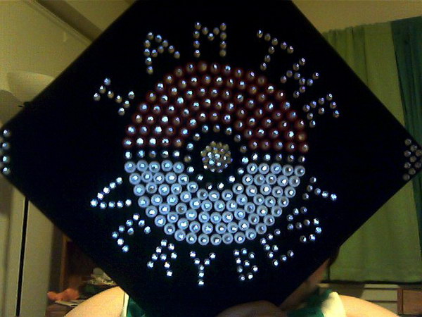 graduation cap decoration idea 41