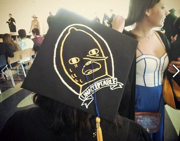 graduation cap decoration idea 42