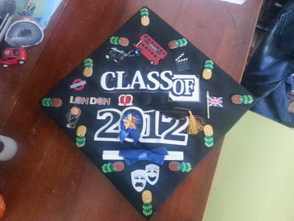 graduation cap decoration idea 49