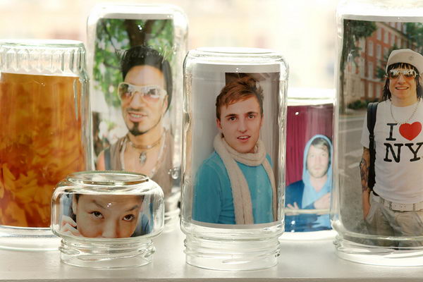 glass jar frames idea 26