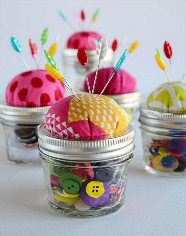 mason jar pin cushion 25