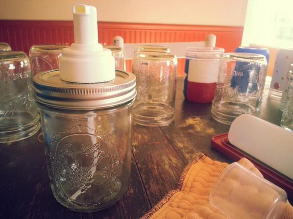 foam pump mason jar soap dispenser 11