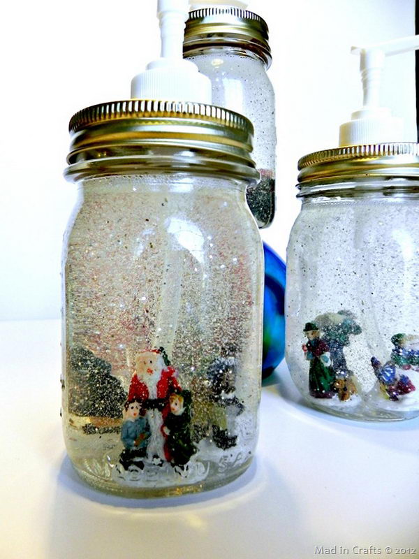 snow globe soap dispensers craft 2