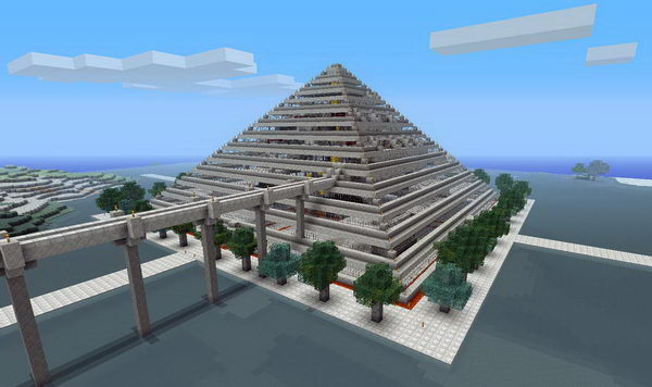 pyramid style mall hotel 45