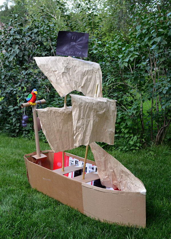 homemade pirate ship 31 