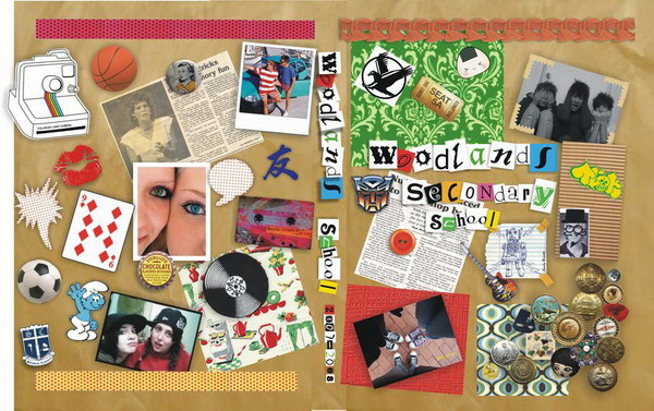 scrapbook yearbook cover design 8 
