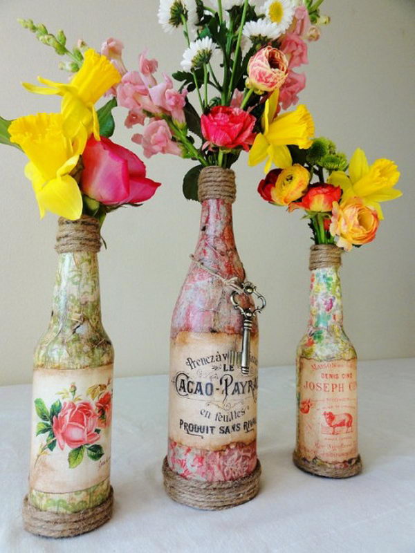 1 vintage wedding centerpiece