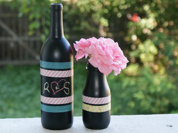 7 diy chalkboard paint centerpiece