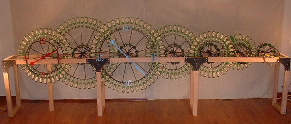 13 homemade bottle clock