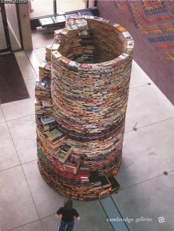 3 awesome book tower