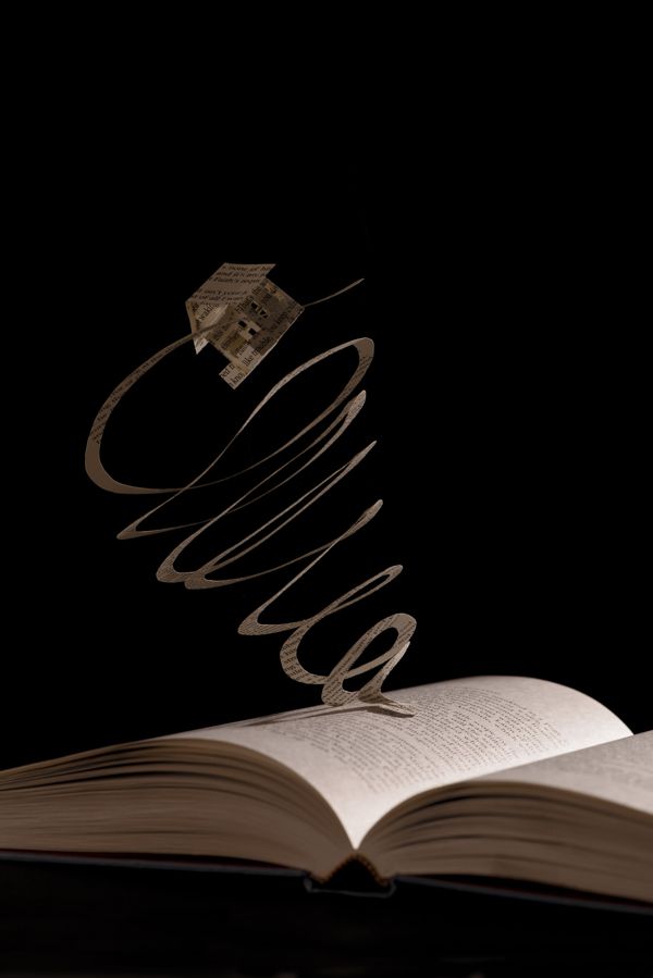 Book Sculptures by Julya Hajnoczky,