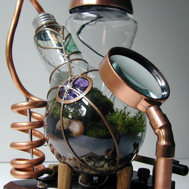 Steampunk Terrarium. 