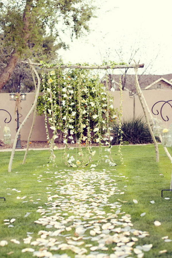 20 Cool Wedding Arch Ideas 2022   19 Homemade Wedding Arch 