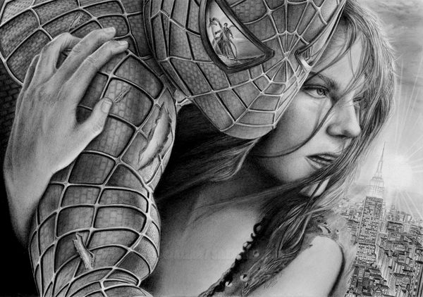 20 Cool Spiderman Drawings 2017