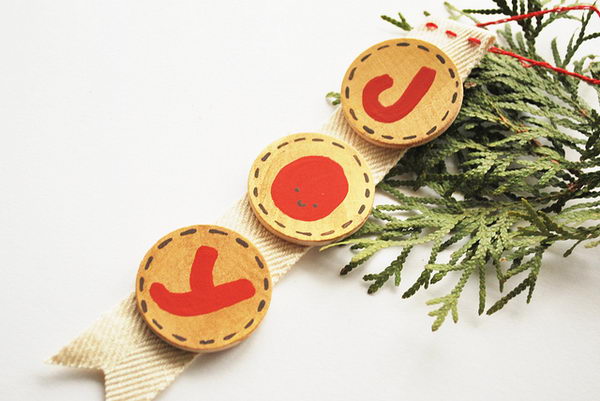 Cool Christmas JOY signs. They will add personality to your Christmas space and make your room stand out.