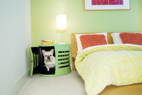 Cool Pet Bed Ideas. Unused stuff at your home can be recycled and turned into pet beds that looks packed yet stylish. 
