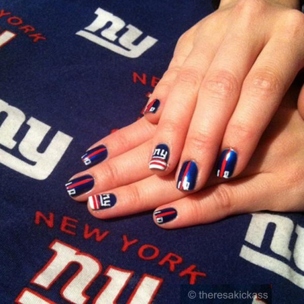 25 Cool Football Nail Art Designs 2017 Cool Football Nail Art A Fun Way To Support Your Team And Show Off