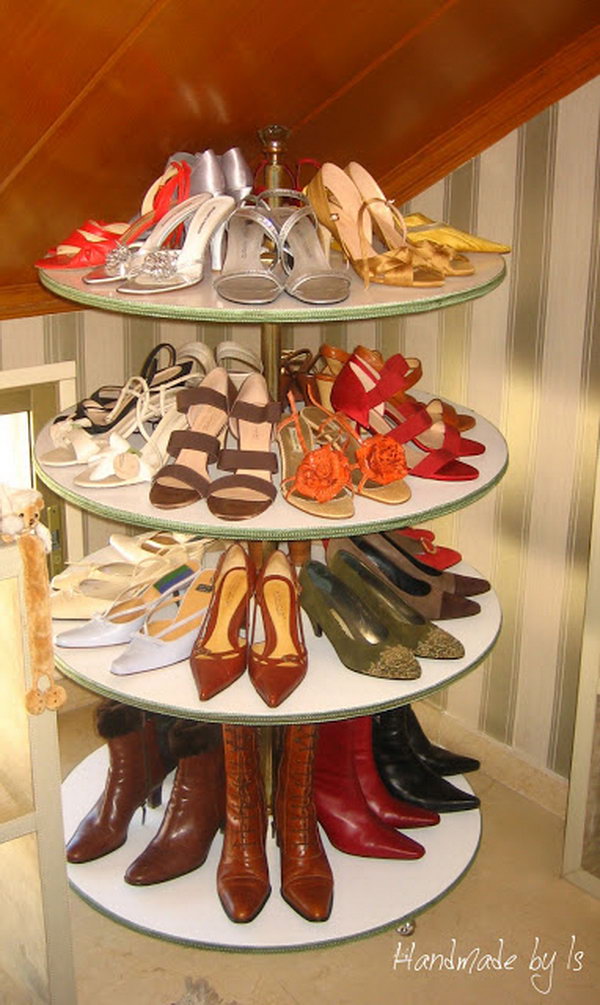 Rotating Shoe Rack, 