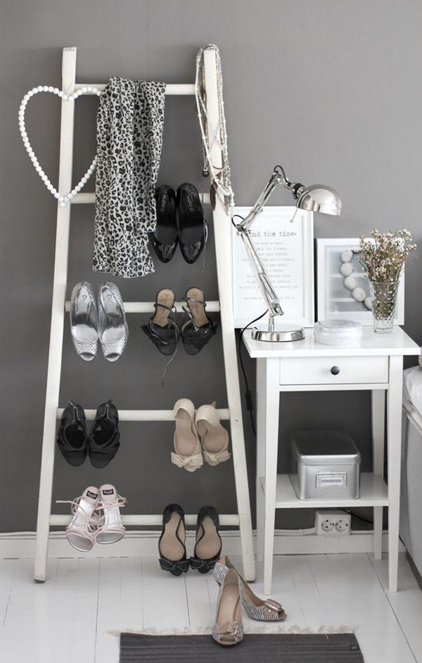 Ladder Shoes Storage, 