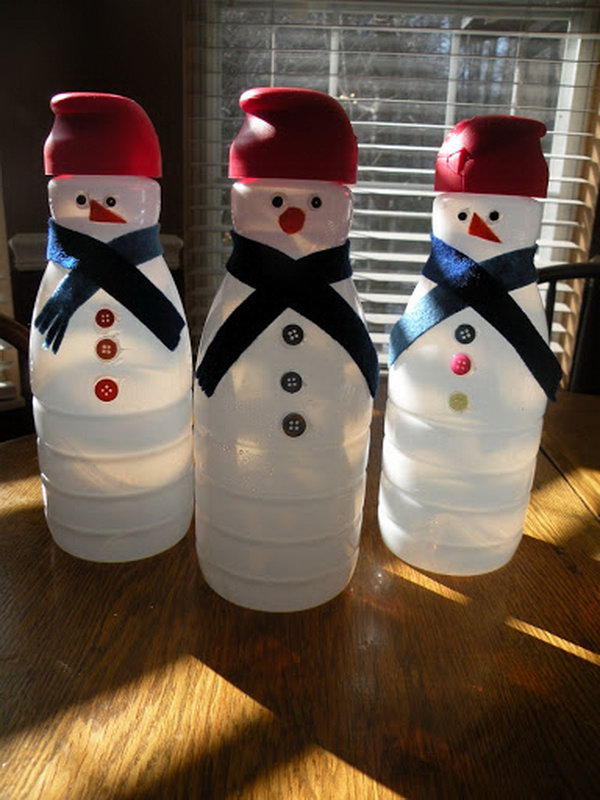 25 Cool Snowman Crafts for Christmas 2017