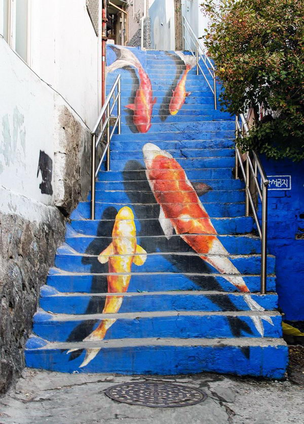 Stairs Street Art. 