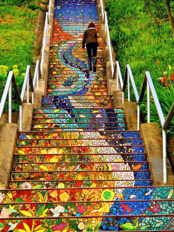 Stairs Street Art. 