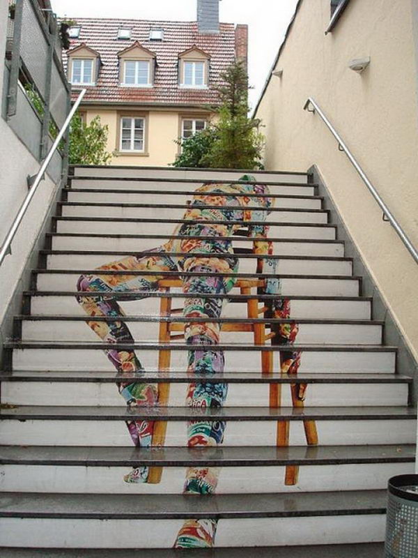 Stairs Street Art. 