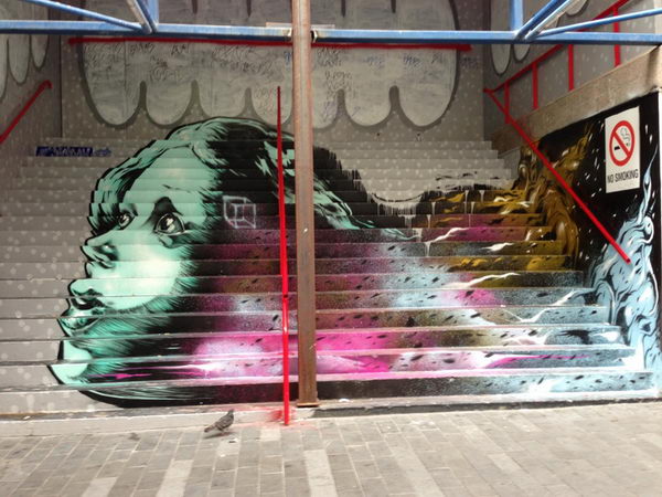 Stairs Street Art. 