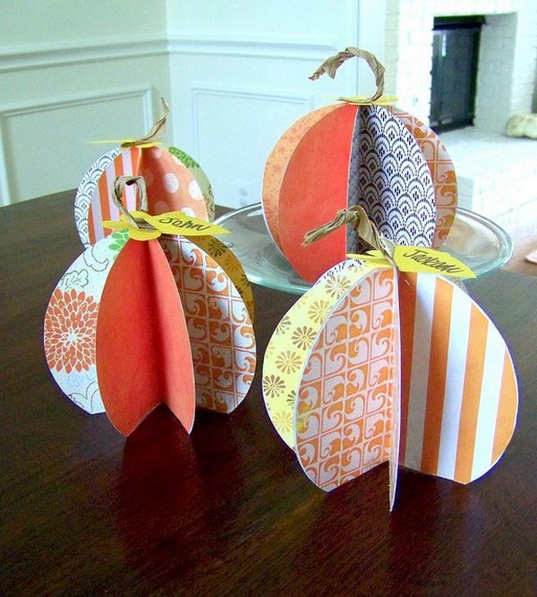 Fun and Creative Thanksgiving Place Cards. Decorate your tables and offer a small, but effective, way to add an air of festivity.