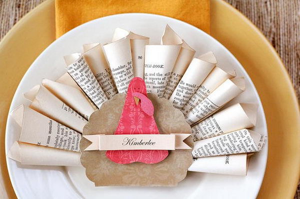 Fun and Creative Thanksgiving Place Cards. Decorate your tables and offer a small, but effective, way to add an air of festivity.