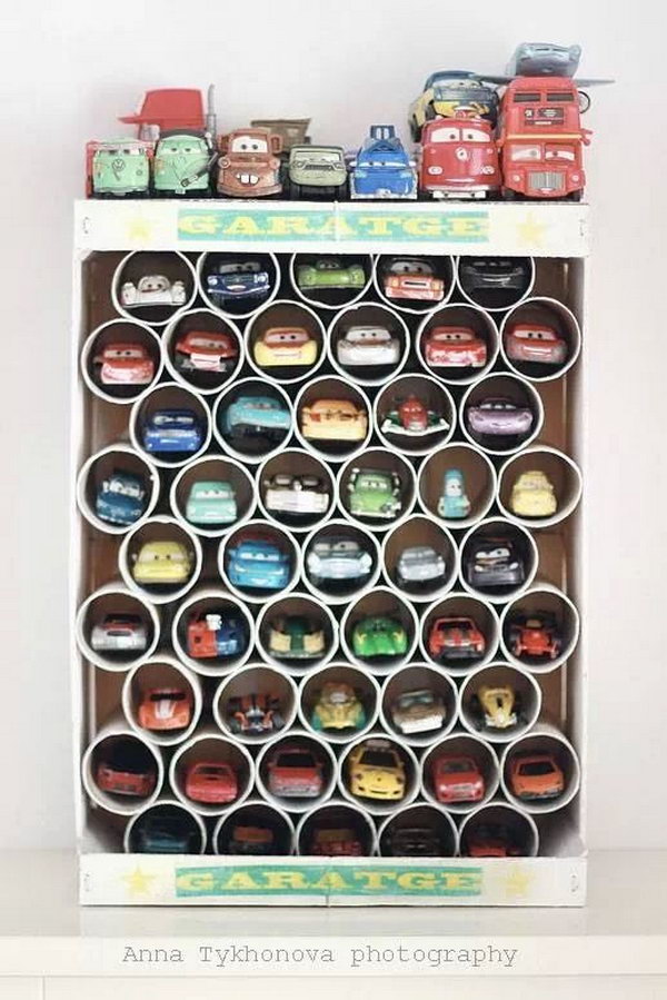 tube toy storage,