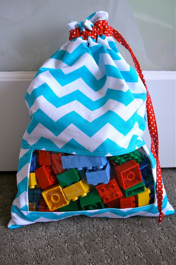 peek a boo bag for toys,