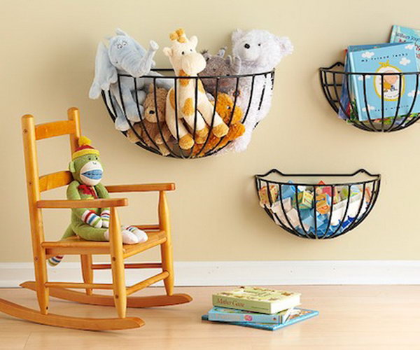 wall mount garden baskets,
