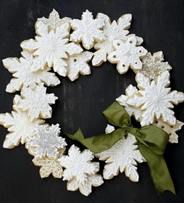 Cookie Wreath. 