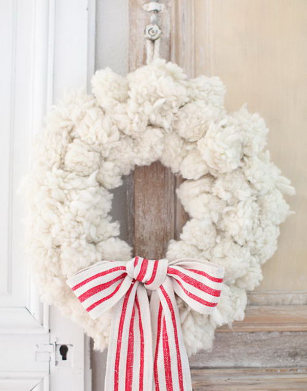Pompom Wreath. 