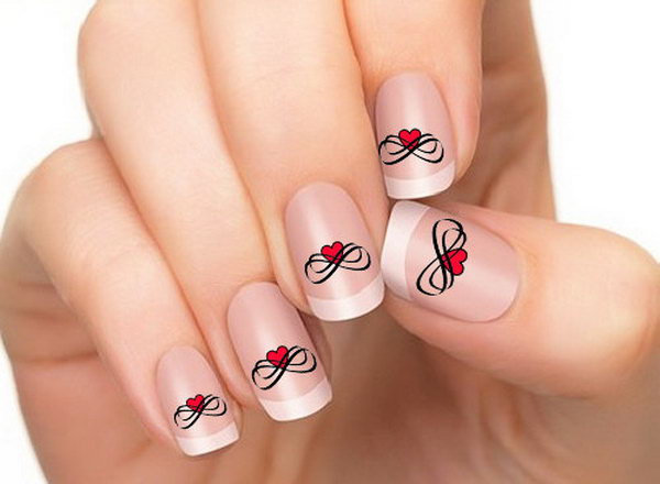 The infinity symbol (sometimes called the lemniscate) is a mathematical symbol representing the concept of infinity. It could signify anything that goes on forever, without limit or eternal. Infinity with symbol of heart or love font is often used to represent love forever.