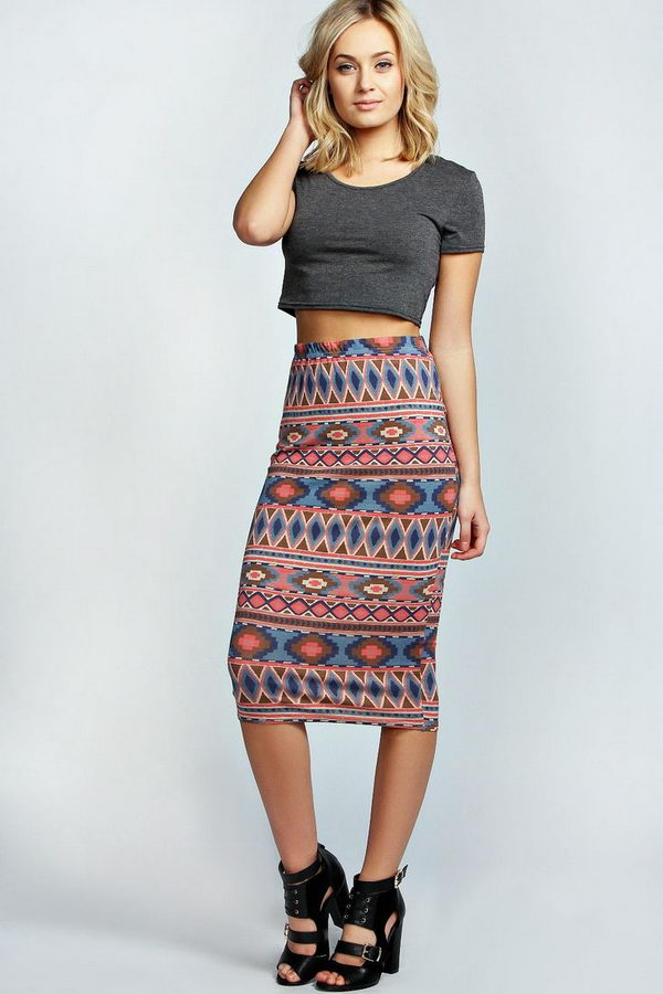 Stylish Pencil Skirt Idea. Shows the legs which keep it decidedly feminine. With a tucked in shirt or belted jacket, the pencil skirt gives you a long, lean line.