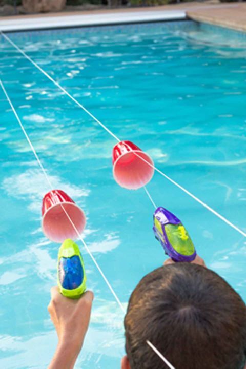 Squirt Gun Races.