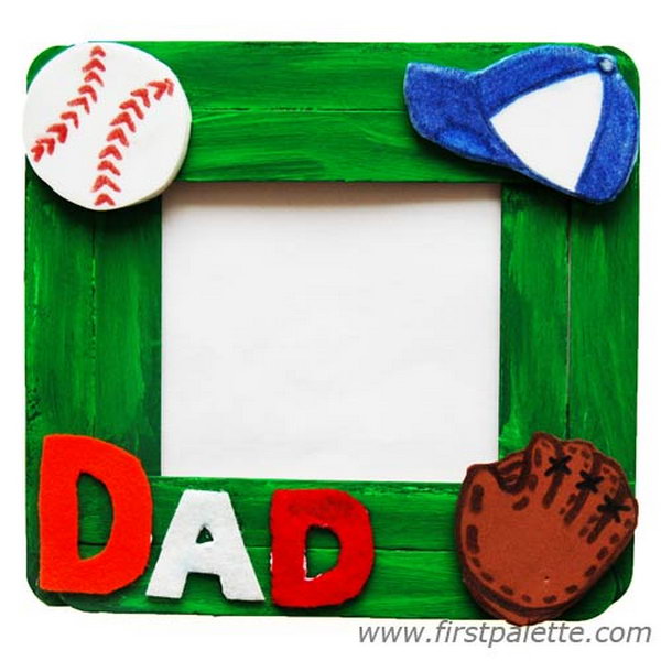 diy father's day photo frame