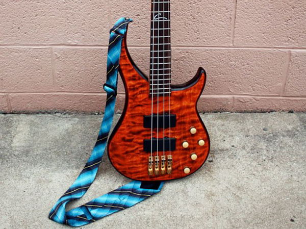 Dad's Guitar Strap. This fabulous guitar strap made with recycled neckties is by far my favorite. Because it's both useful and cool. Learn how to do it here.