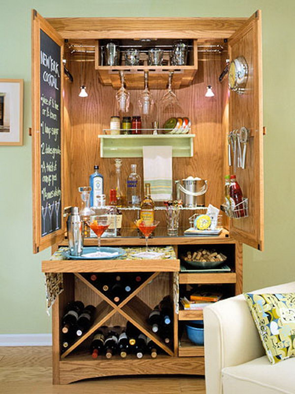 15 Cool and Budget DIY Wine Bars 2017