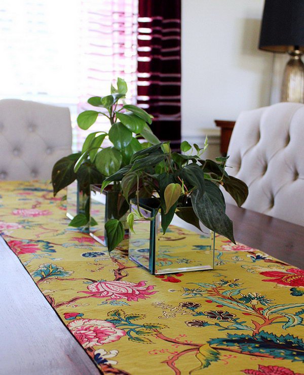 DIY Mirro Boxes. Some glue gun and dollar store mirrors can be composed to this amazing mirror box. It will be a perfect table centerpiece in your dinning room with some plants or wild flowers in. You can also use it as a candle base.