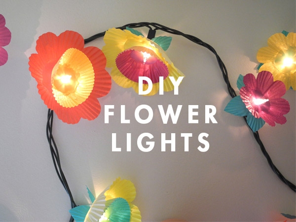 Flower Lights. Cut multi petal flower from the cupcake paper and cut X in the center, layer cupcake paper to make flowers. It serves as a beautiful decor that girls may like as well as magnificent illumination as well.