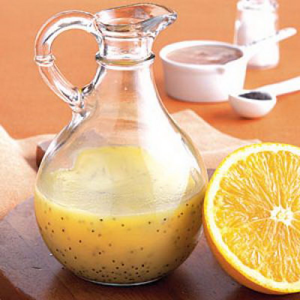 Orange Poppy Seed Dressing. This poppy seed dressing is ideal for a fruit ,crisp salad.