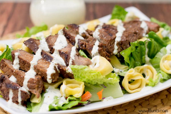 Steak and Tortellini Salad 